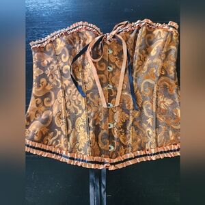 Black and orange corset Halloween